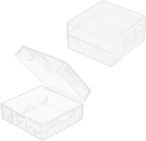 metal battery box 18350|Fielect 2Pcs 18350 Battery Case Battery Storage Box .